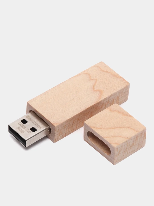 Yog'ochli flesh-disk 32 GB, USB 2.0