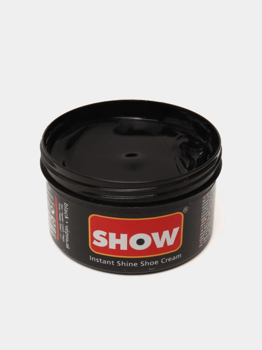 Крем-блеск для обуви Show, чёрный, 50 мл