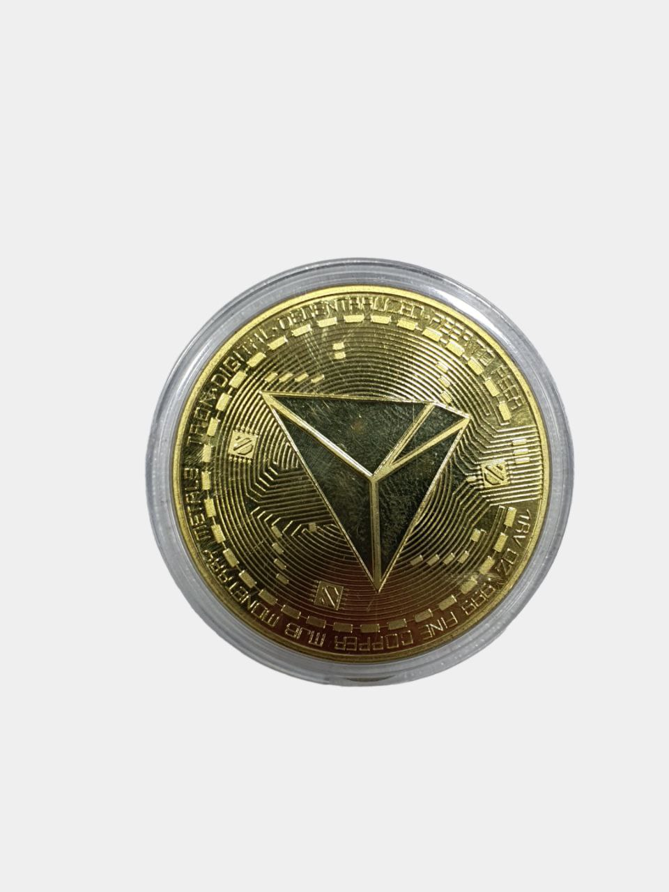 Сувенирная монета TRON coin криптовалюта монета сувинер купить по низким  ценам в интернет-магазине Uzum (140585)