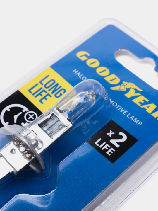 Лампы для автомобиля "Goodyear" Nexia 2, Epica, Captiva, Lacetti 1.8 Н1 55W Long Life