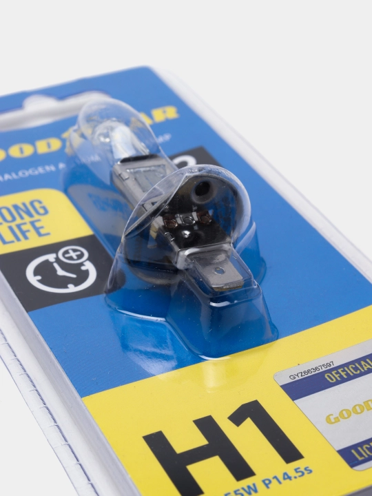 Лампы для автомобиля "Goodyear" Nexia 2, Epica, Captiva, Lacetti 1.8 Н1 55W Long Life