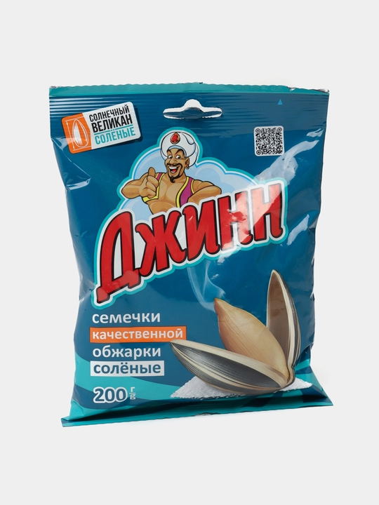 Kungaboqar pistasi qovurilgan tuzli "Jinn solnechniy velikan", 200 gr - 