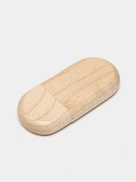 Bambukli sovg'a qutisidagi yog'och USB flesh-disk 8, 16, 32 GB, 2.0