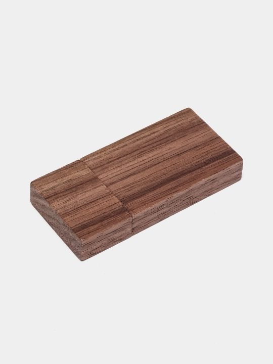 Yog'och korpusli flesh-karta USB 2.0 sovg'a qutisida, 8, 16, 32, 64 GB