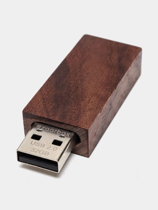 Yog'ochli flesh-disk 32 GB, USB 2.0