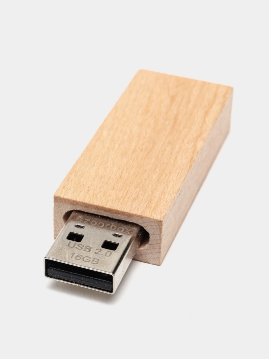 Yog'ochli flesh-disk 32 GB, USB 2.0