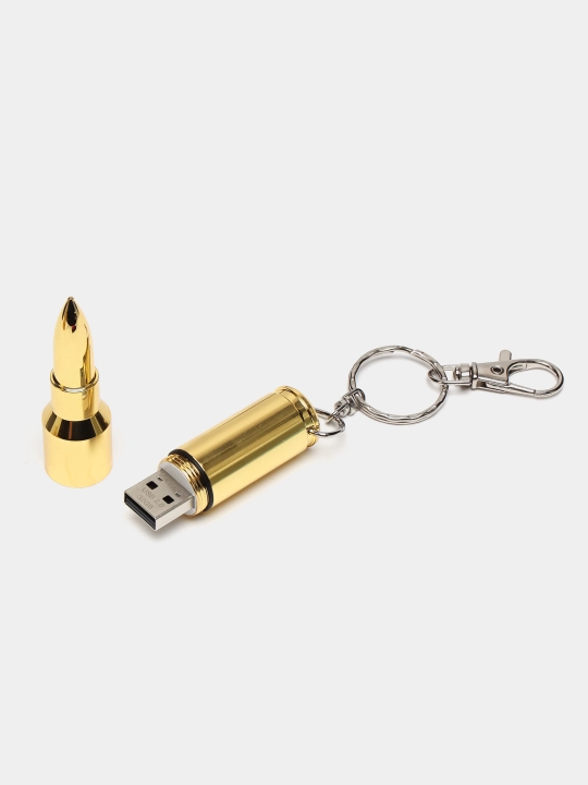 Патрон-флешка USB 32 гб/ подарочная пуля, реальный размер - 