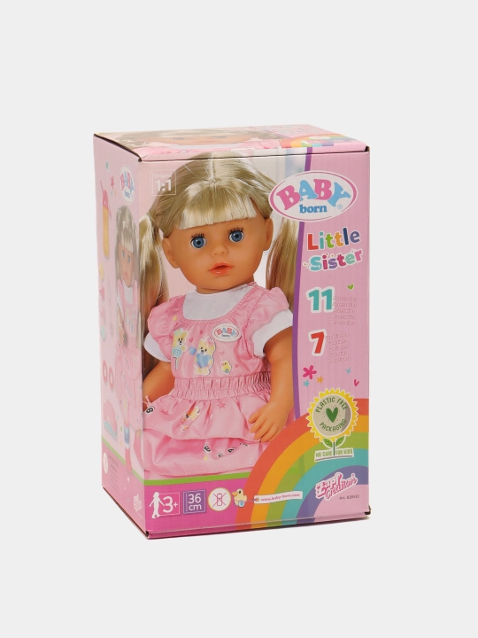 Qog'irchoq Baby born Kindergarten Little Sister 828533-116721, 36 sm