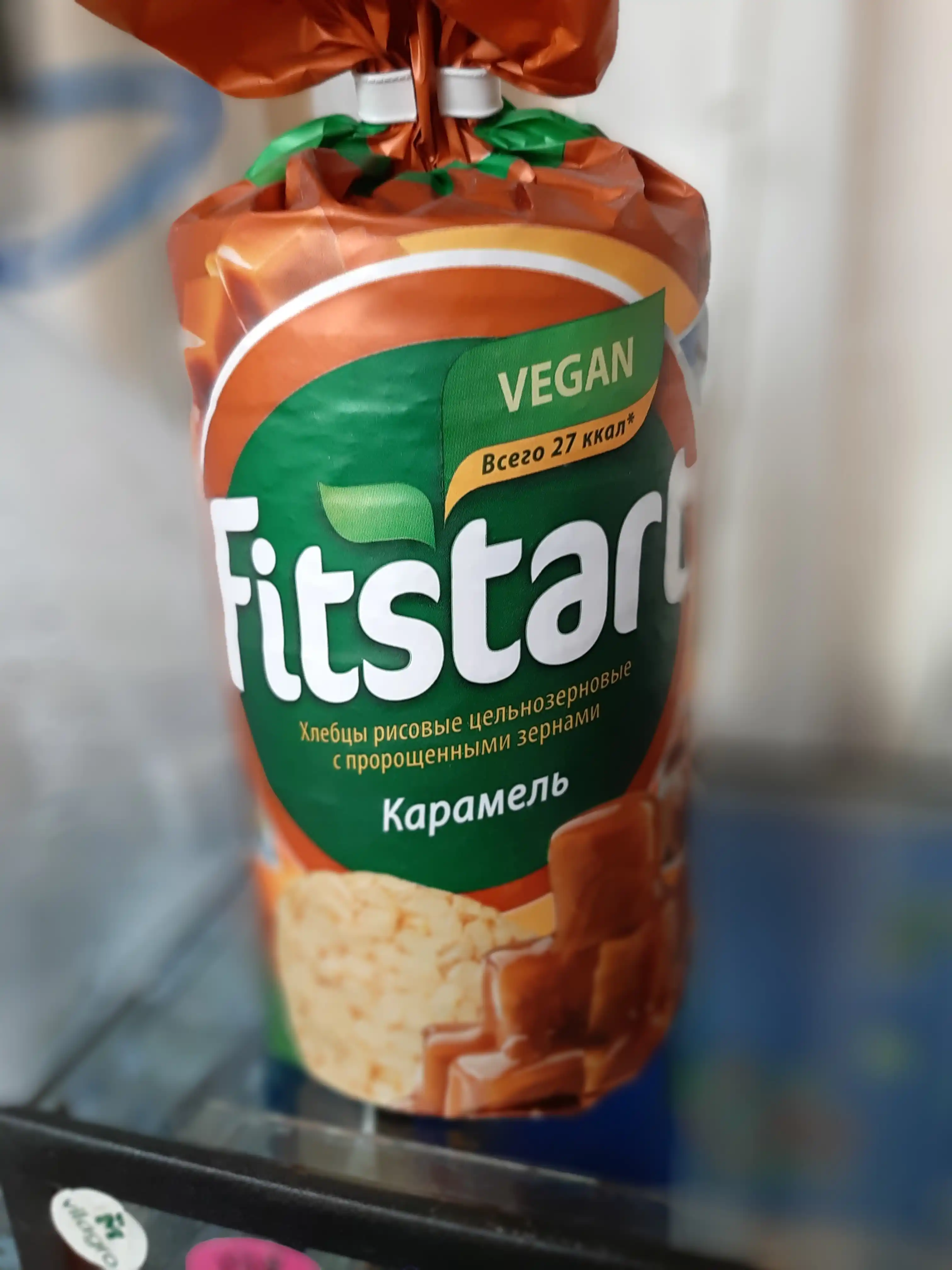 Хлебцы рисовые Fitstart Карамель, 100 г