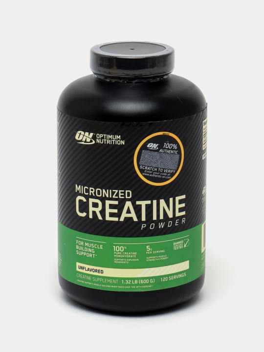 Kreatin Optimum Nutrition Micronized Creatine Powder, 600 g, 120 portsiya, Amerika - 