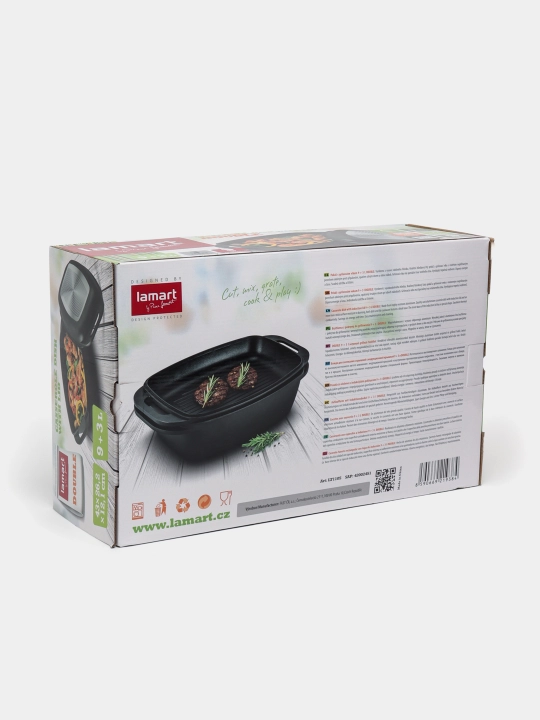 Cотейник с крышкой для запекания Lamart LT1105