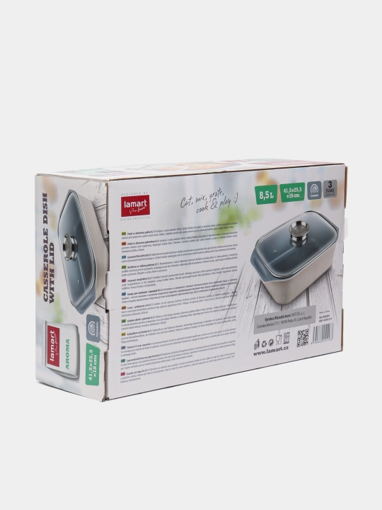 Форма для запекания с крышкой Lamart HL0803