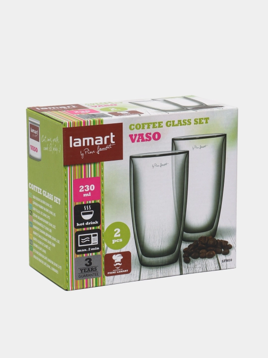 Stakan to'plami Lamart LT9010, 230 ml, 2 dona
