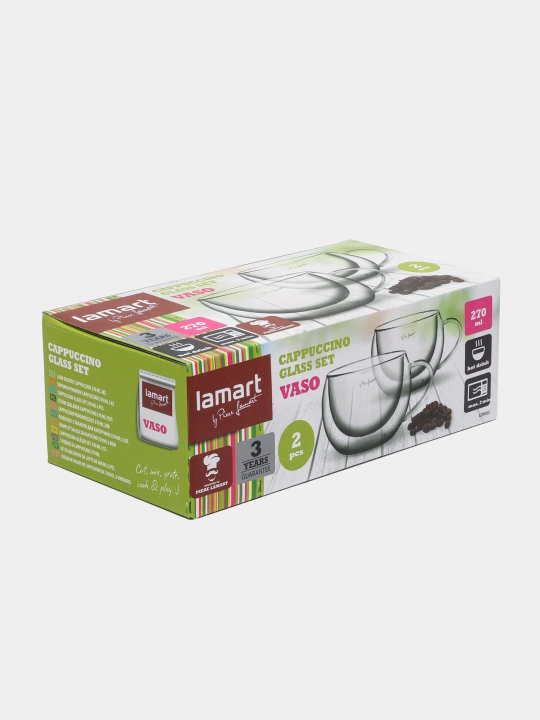 Stakan to'plami Lamart LT9012, 270 ml, 2 dona