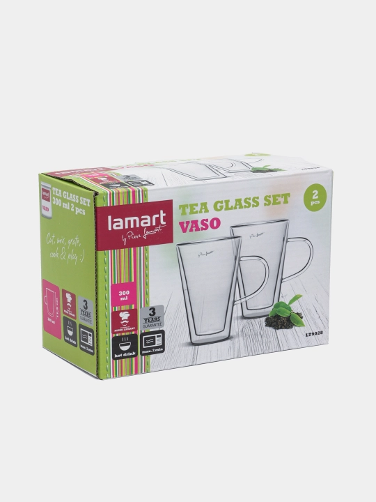 Stakan to'plami Lamart LT9028, 300 ml, 2 dona