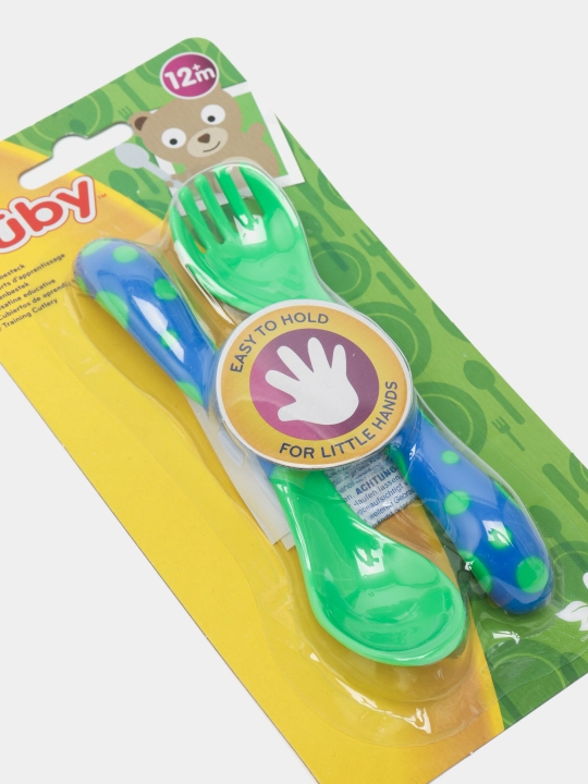Детский набор Nuby ID5256, ложка и вилка