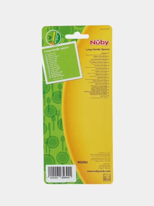 Ложечка с длинной ручкой Nuby ID5565, 4 шт