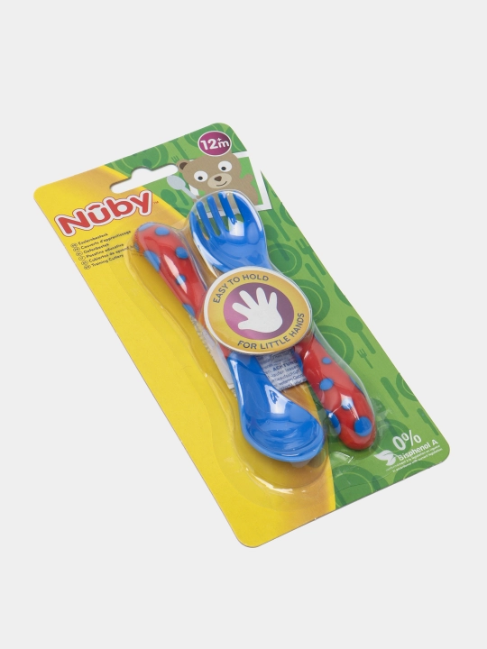 Bolalar to'plami Nuby ID5256, qoshiq va vilka