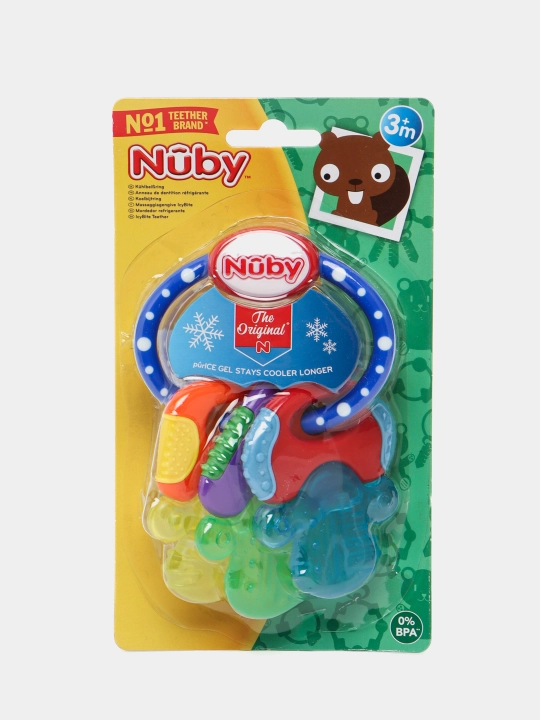 Прорезыватель Nuby IcyBite Ключики с гелем ID455 - 