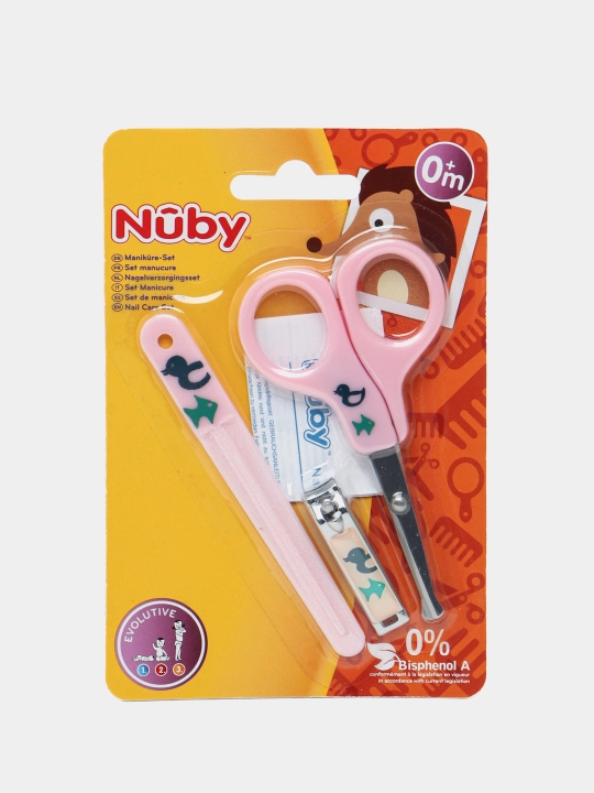 Набор для ухода за ногтями Nuby ID4774, из 3-х предметов - 