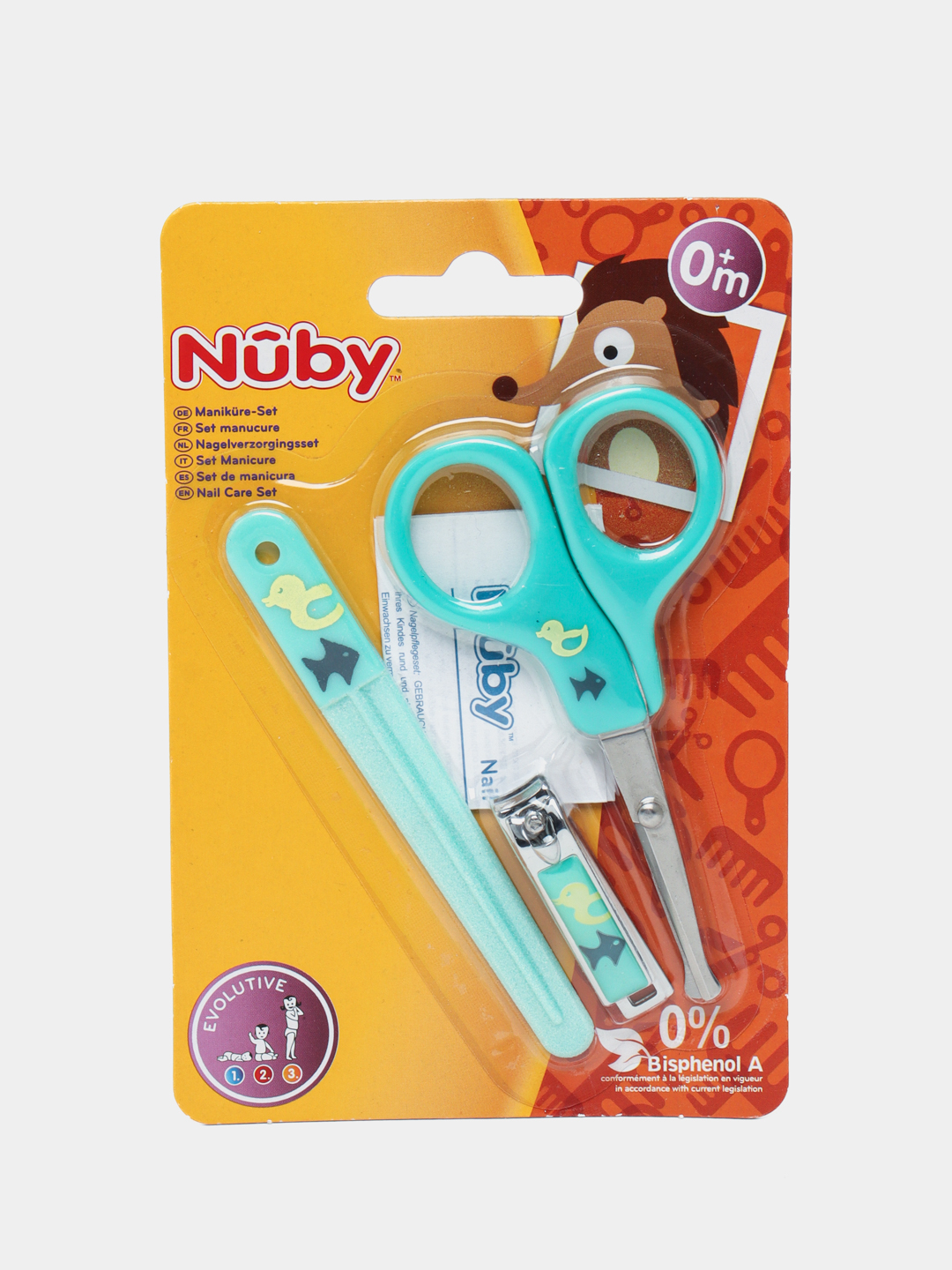 Набор для ухода за ногтями Nuby ID4774, из 3-х предметов - 