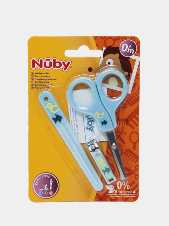 Набор для ухода за ногтями Nuby ID4774, из 3-х предметов - 