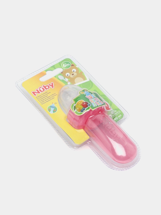 Рожок для первого прикорма Nuby Easy Squeezy ID5577, с крышкой, 40 мл