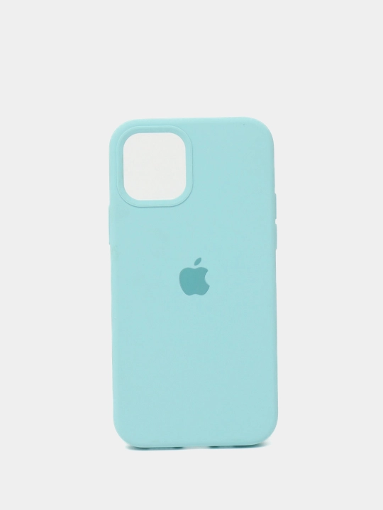 Чехол Silicone Case с бархатной подкладкой для iPhone 11, 12 Pro, 12, 12 Pro Max, 12 Mini - 