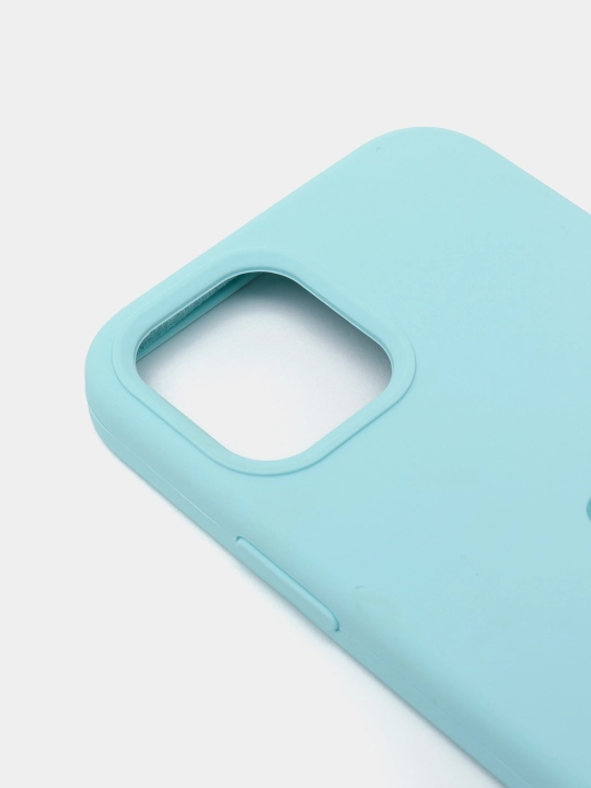 Чехол Silicone Case с бархатной подкладкой для iPhone 11, 12 Pro, 12, 12 Pro Max, 12 Mini