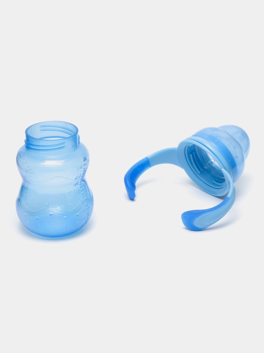 Polipropilen butilkacha Nuby ID1107 olinadigan tutqichlar, keng og'iz, 240 ml