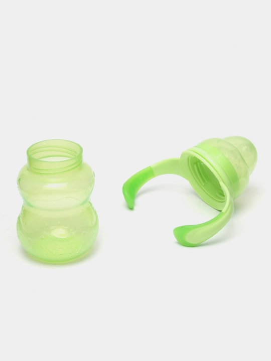 Polipropilen butilkacha Nuby ID1107 olinadigan tutqichlar, keng og'iz, 240 ml