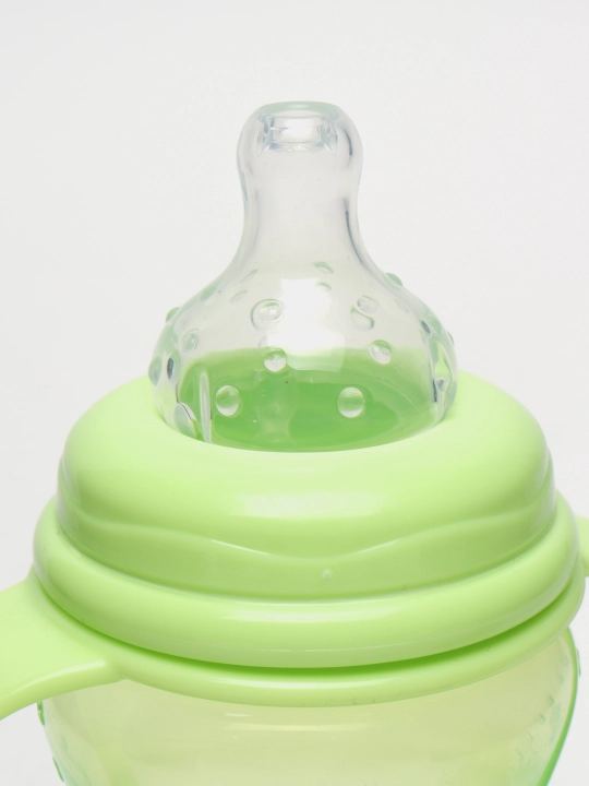 Polipropilen butilkacha Nuby ID1107 olinadigan tutqichlar, keng og'iz, 240 ml