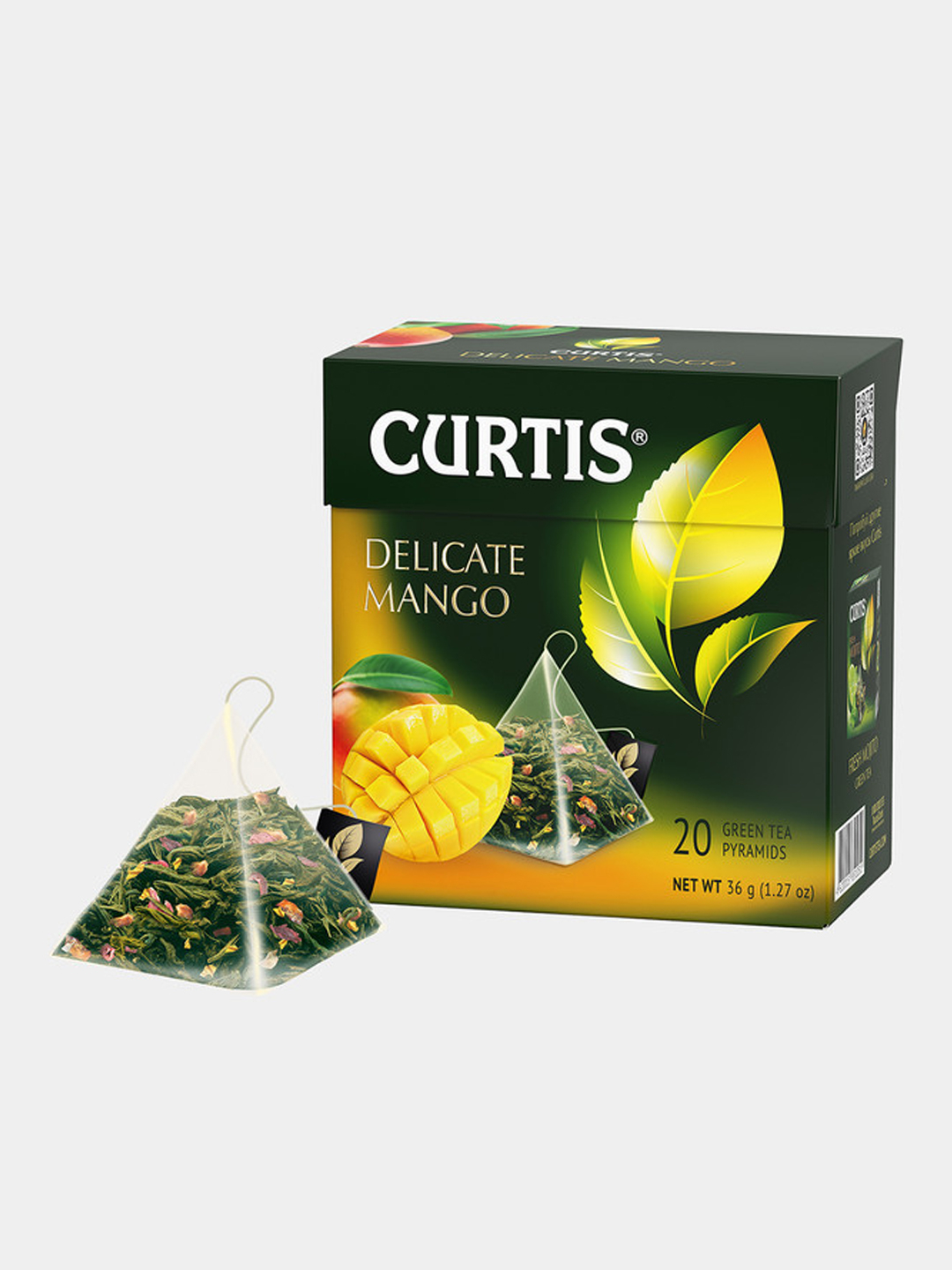 <b>Чай</b> зеленый в пирамидках Curtis Delicate <b>Mango</b>, 20 шт купить с бесплатной д...