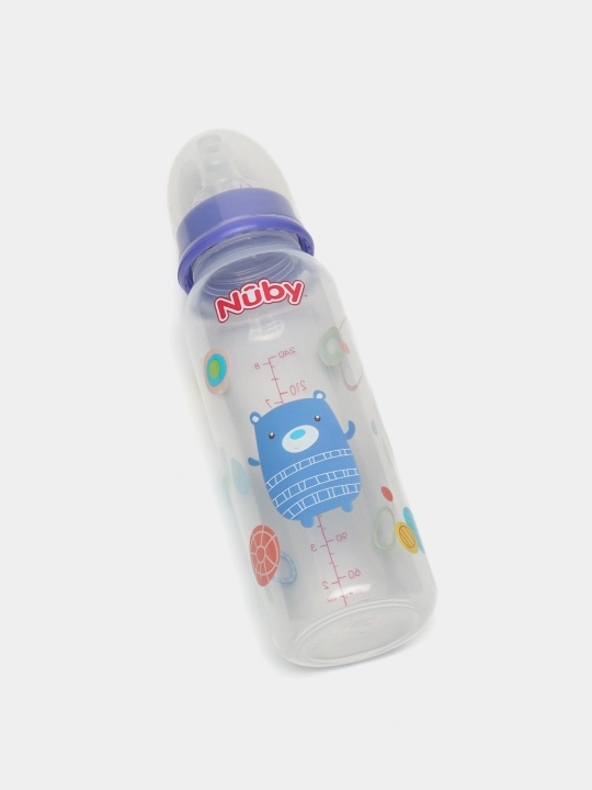 Бутылочка Nuby NV03004, с соской, 240 мл