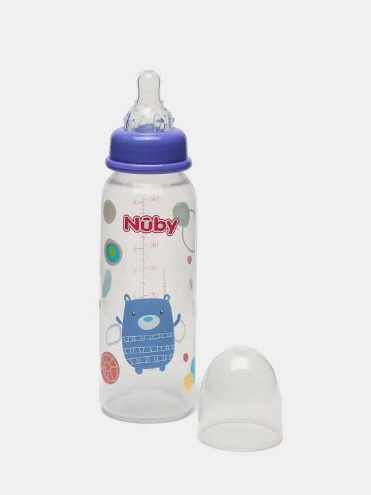Бутылочка Nuby NV03004, с соской, 240 мл