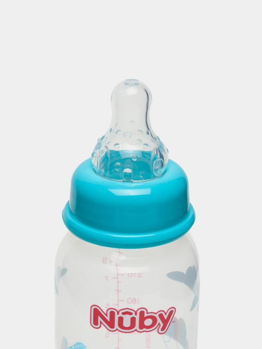 Бутылочка Nuby NV03004, с соской, 240 мл