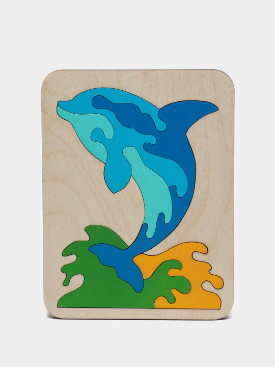 Delfin boshqotirma, rivojlantiruvchi pazl montessori - 