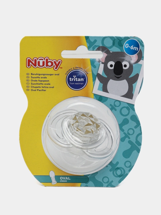 Пустышка Nuby Драгоценные камни, 0-6 мес., NV0202007SFS - 