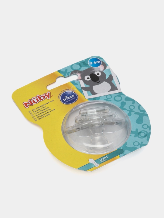 Пустышка Nuby Драгоценные камни, 0-6 мес., NV0202007SFS