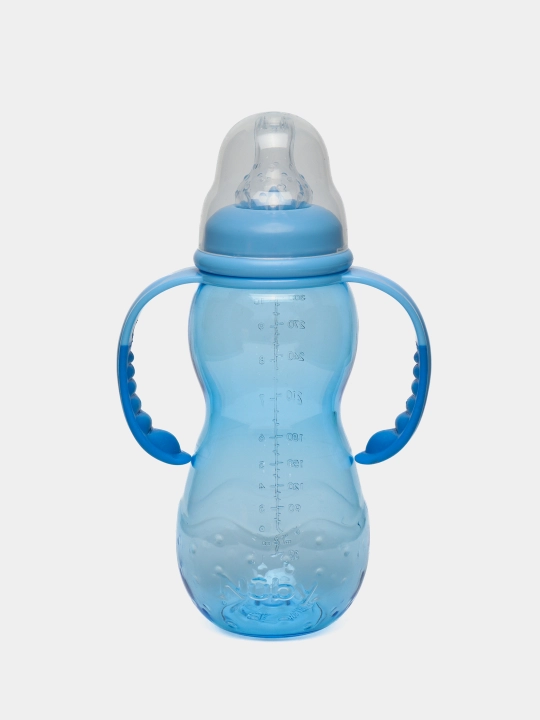 O'rgatuvchi shisha Nuby Tritan, so'rg'ich va tutqichlar bilan, 320 ml, NV03002