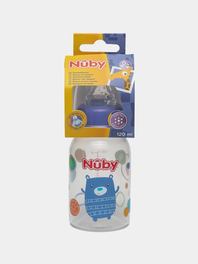 Бутылочка Nuby NV03003, с соской, 120 мл - 