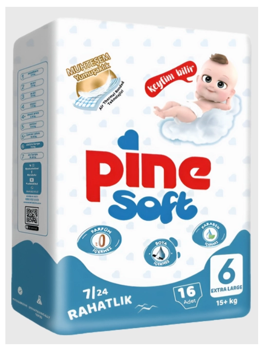 Детские подгузники Pine Smart №6, 16 шт