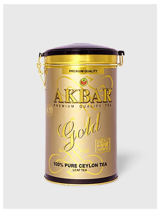 AKBAR черный чай GOLD, 100 гр подарочная упаковка