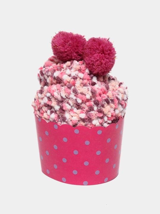Cupcake uslubidagi yangi yil issiq paypoqlari, yangi yil sovg‘asi, qizlar va yaqinlar uchun