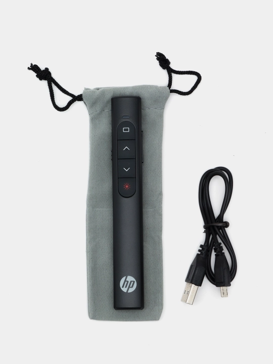 HP lazer ko'rsatgichi bilan taqdimotlar uchun kliklovchi taqdimotchi