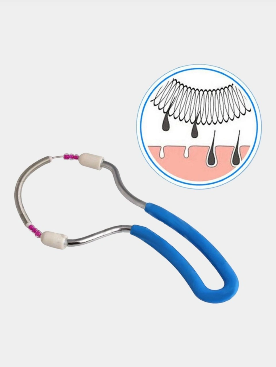 Эпилятор ручной. инструмент для удаления волос и щетинок на лице ...