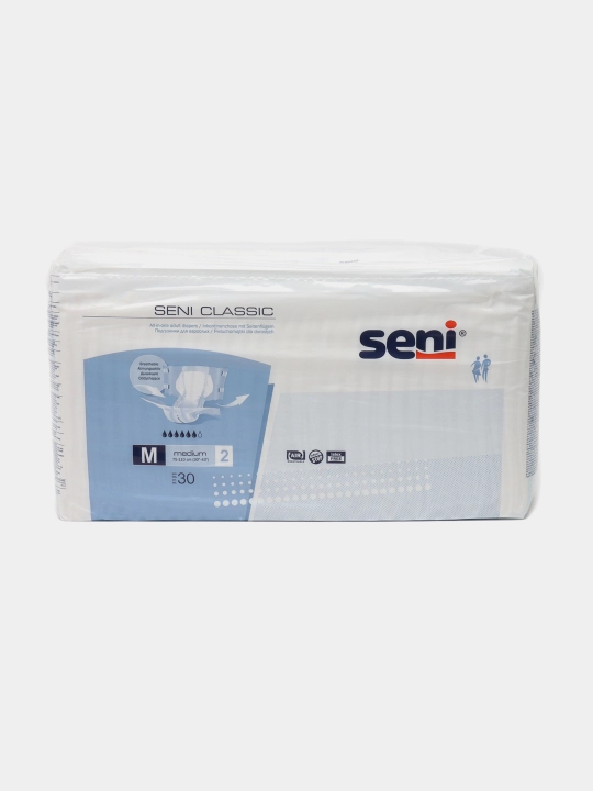 Подгузники для взрослых SENI CLASSIC MEDIUM, 30 шт