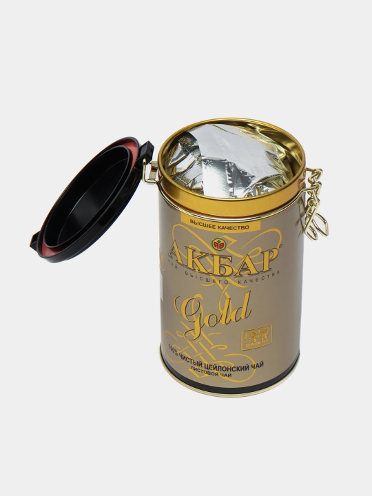 Qora choy Akbar Gold sovga upakovkasi, 225 g