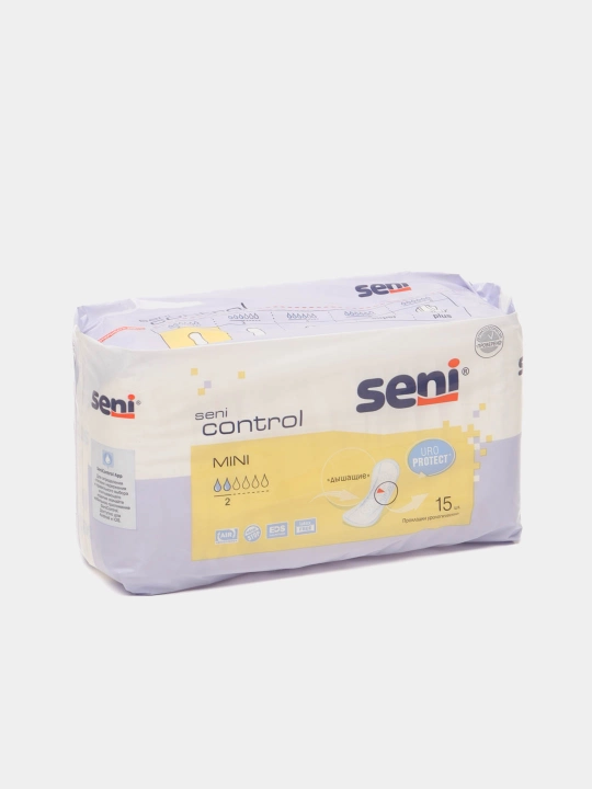 Прокладки урологические Seni Control, размер мини, 15 шт