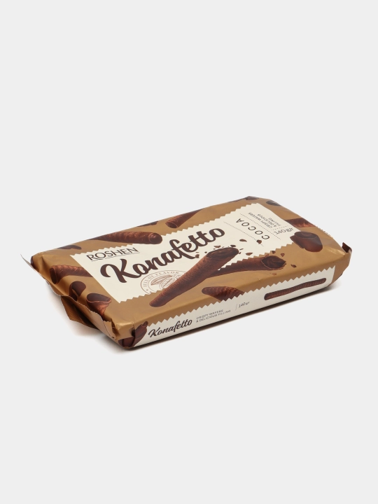 Вафельные трубочки Roshen Konafetto cocoa крем-какао, 140 г